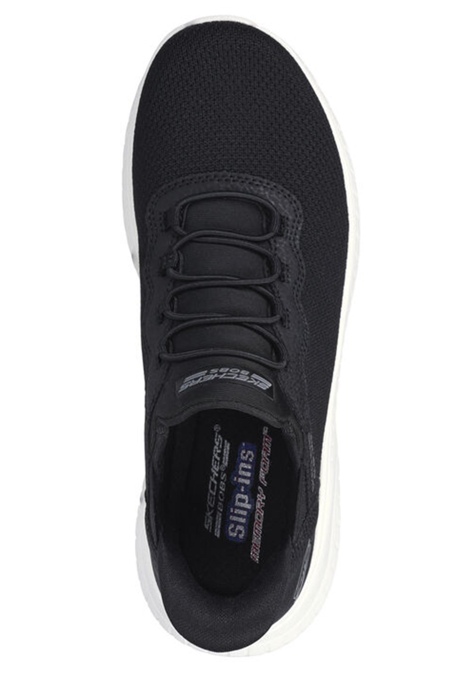 Skechers Damen BOBS SQUAD CHAOS DAILY INSPIRATION Slip In Sneaker 117500 schwarz 3/4