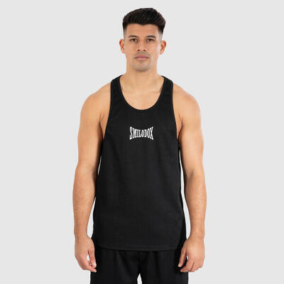 Herren Stringer Top Classic Ripp Schwarz