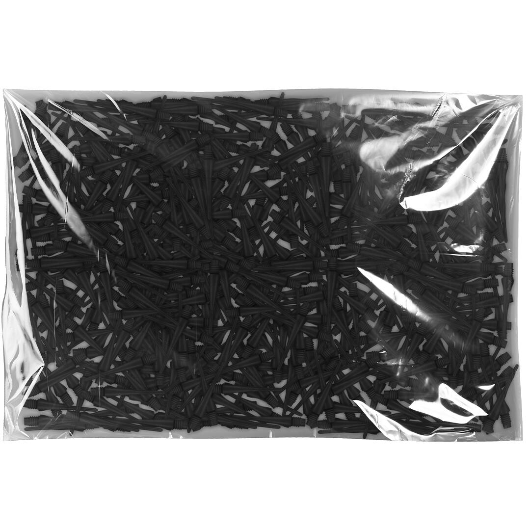Bull's Long Life Long Softtip Points | 1000 pcs Black 2/2