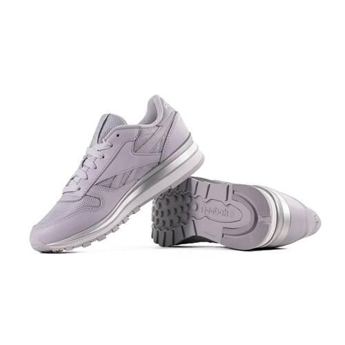 Chaussures Femmes Reebok Cl Lthr gris 4/4