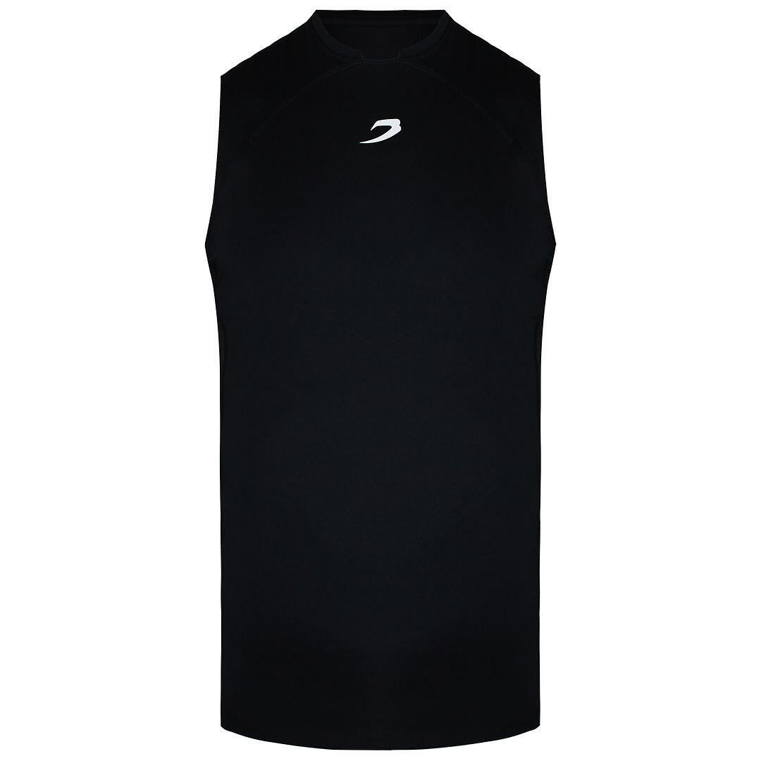 BoxRaw Saddler Compression Mens Black Tank Top 2/2