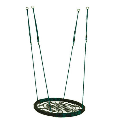 Balançoire Nid d’Oiseau Enfant 100 cm | Balançoire ronde verte