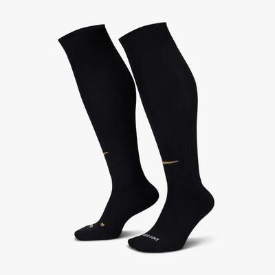 Calze da calcio nike nero/oro
