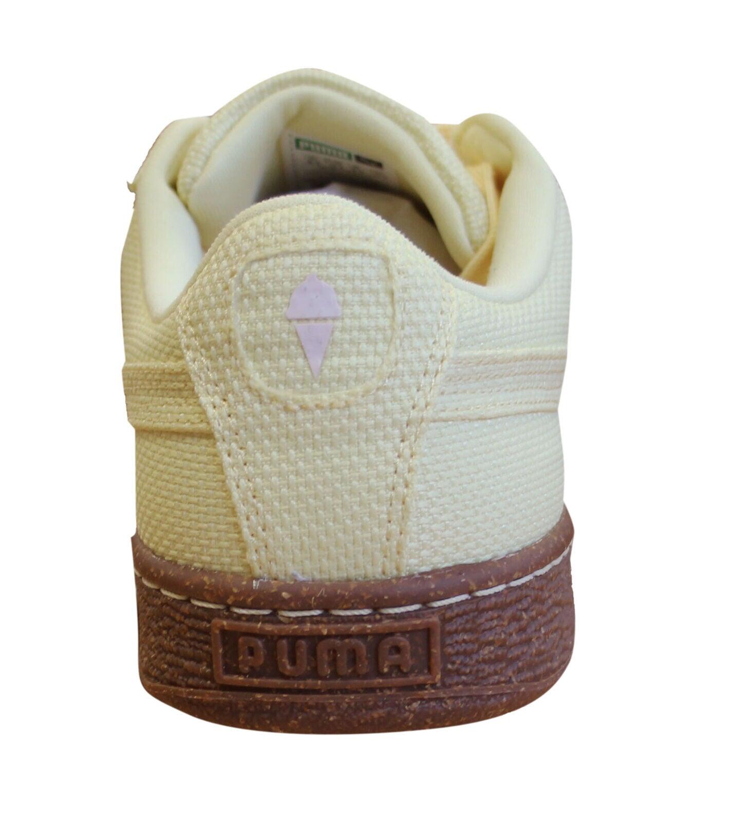 Puma Basket Ripstop Mens Yellow Trainers 1/2