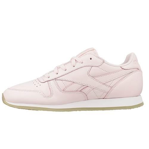 Chaussures Femmes Reebok Cl Lthr rose 3/5