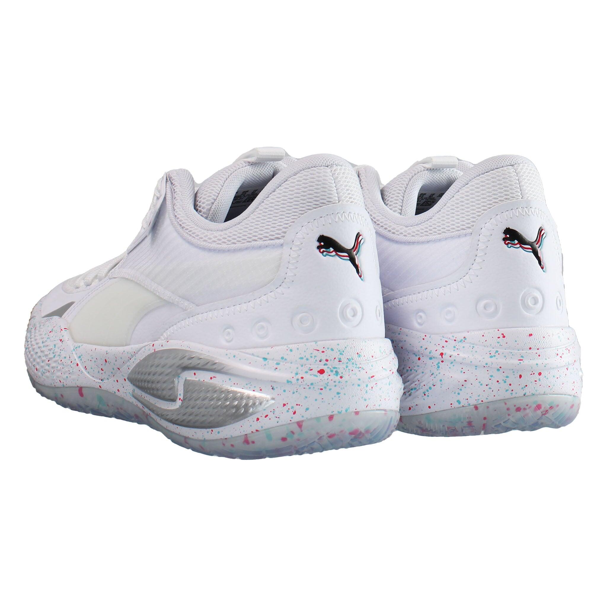Puma Court Rider TikTok Mens White Tennis Shoes 2/5