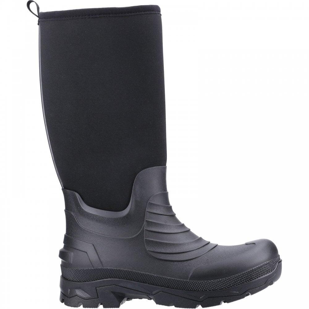 COTSWOLD Cotswold Kenwood | Black | Mens Reinforced Toe &amp; Heel Wellingtons