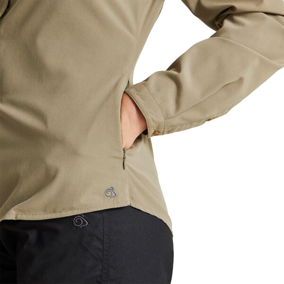 Dames Expert Kiwi Shirt met lange mouwen (Kiezelsteentjes) 2/5
