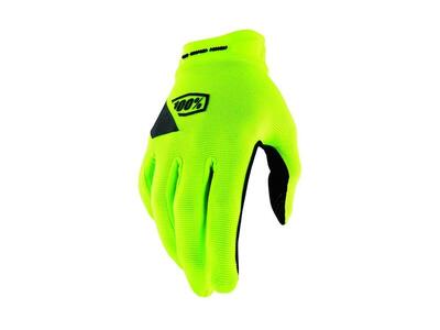 100% Ridecamp Gel Gloves fluo gelb XL