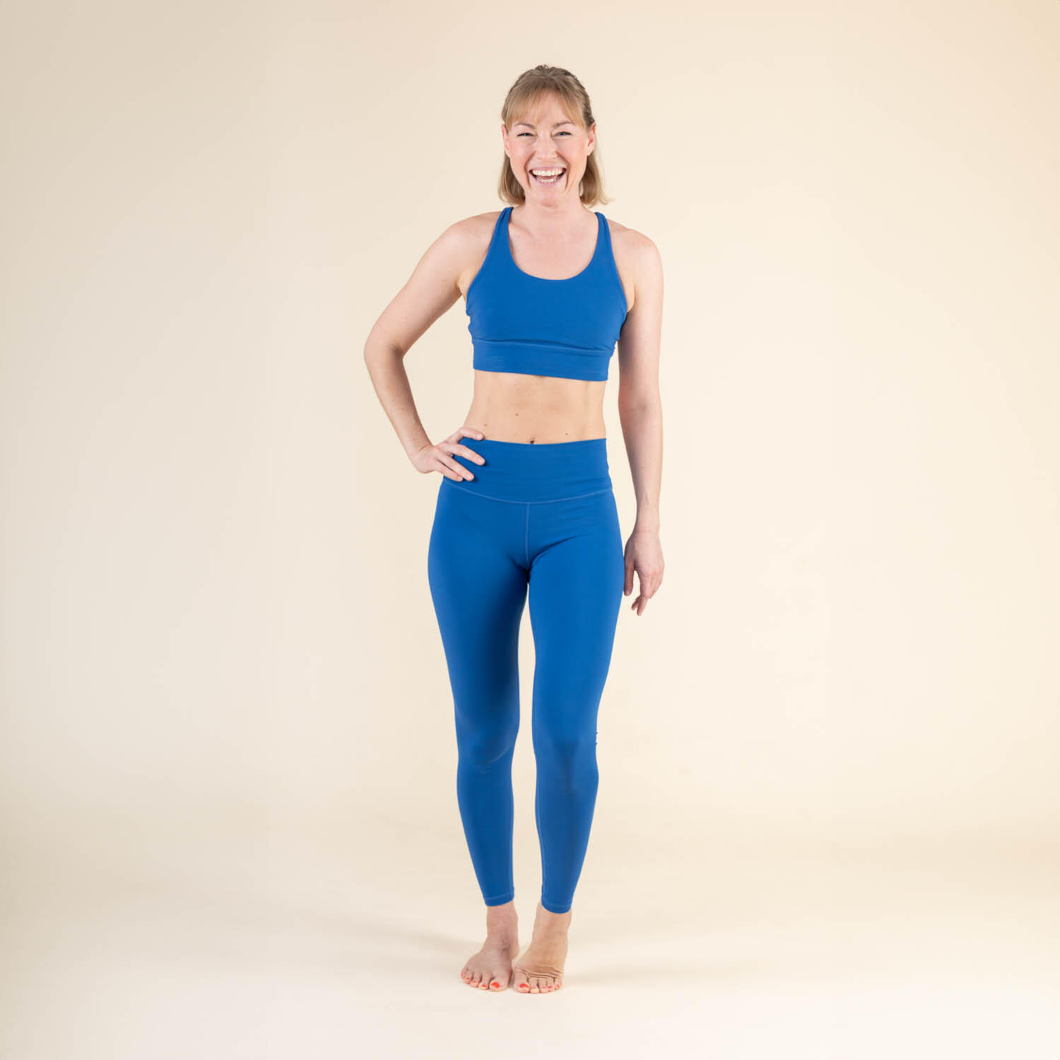Sports Bra, Yoga Sport BH für Damen, pure blue XL 4/6