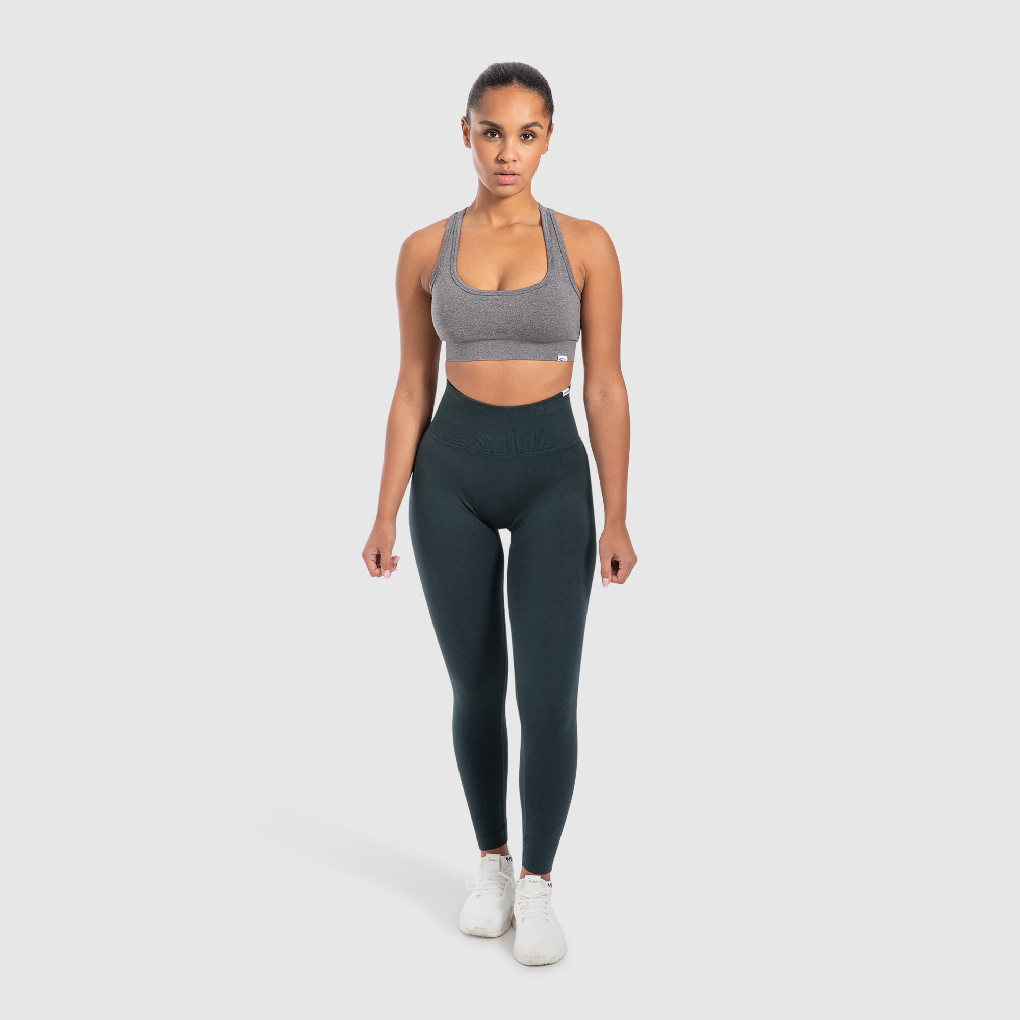 Damen Sport BH Louisa Anthrazit Melange 3/6