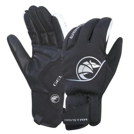 Chiba Handschuh Dry Star lang schwarz silber Gr XS/6
