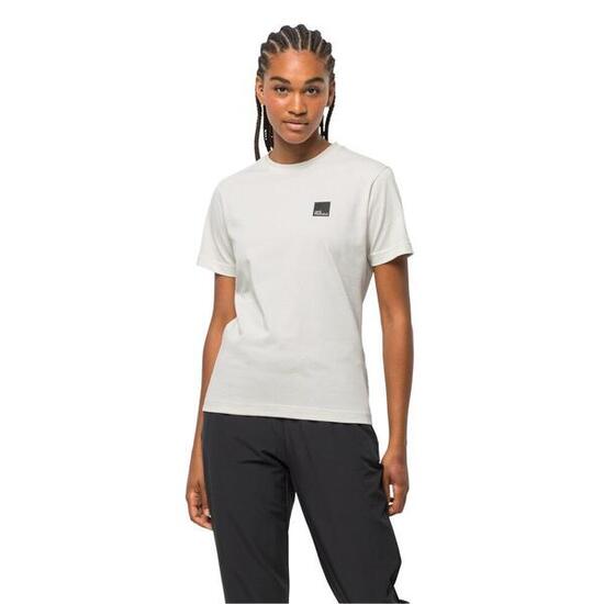 Jack Wolfskin Bike Commute T W Synthetic Fiber T-Shirt Shortsleeve Silver Clo...