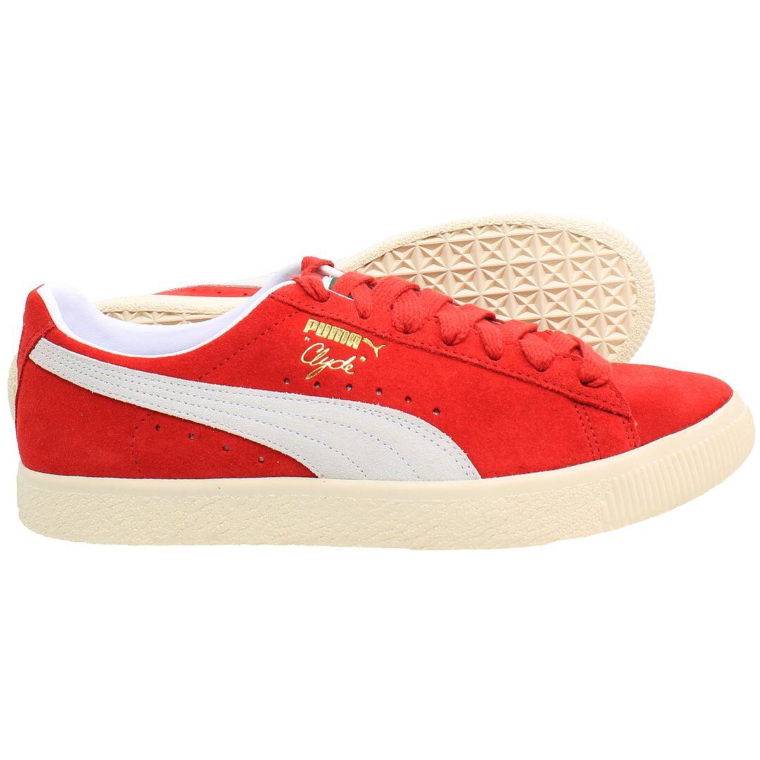 Puma Clyde OG Mens Red Trainers 4/5