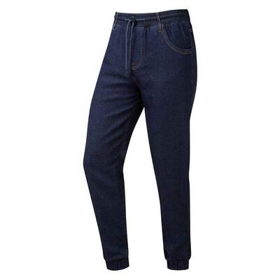 Volwassen uniseks artisan chef joggingbroek (indigo denim)