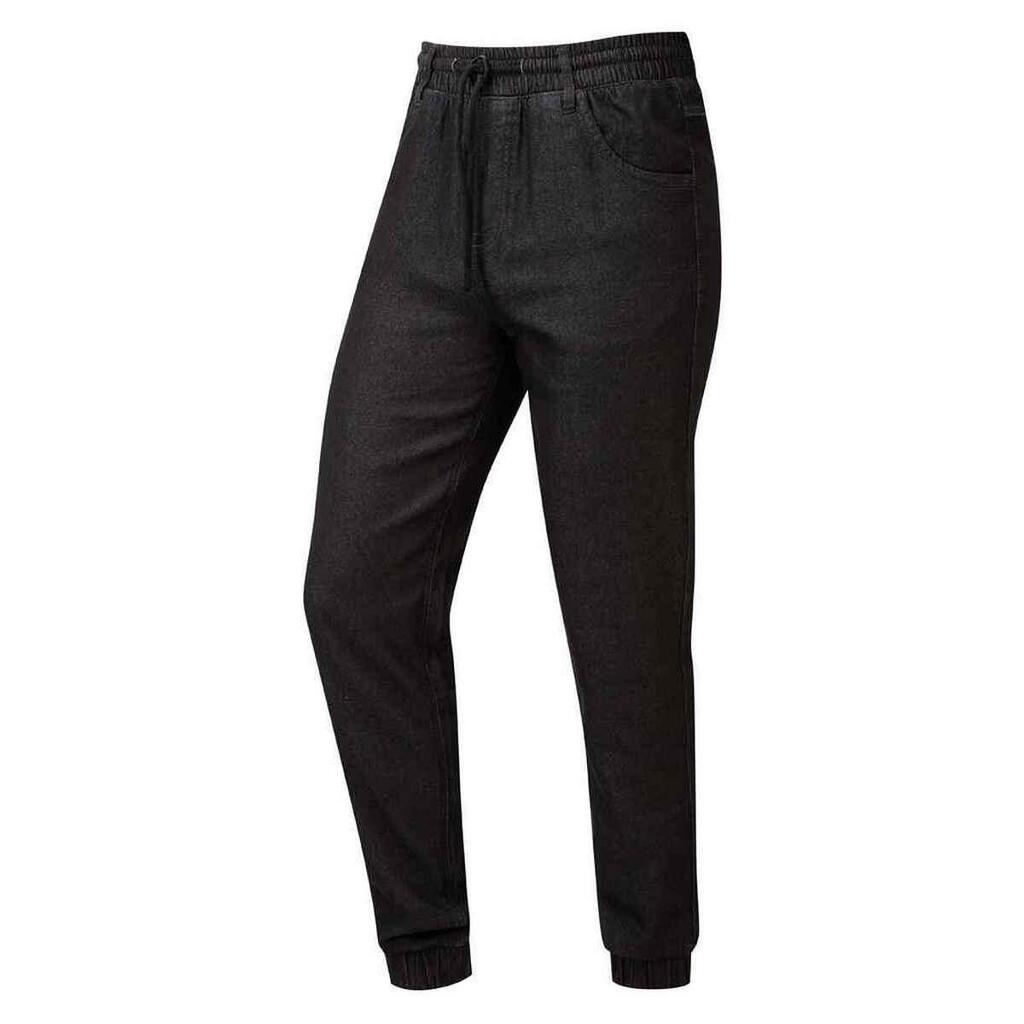 Unisex Adult Artisan Chef Jogging Bottoms (Black Denim)