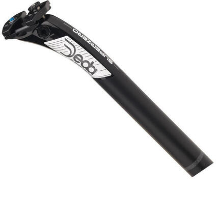 Tige de selle Deda Superzero Carbon Ø 31,6 mm L350 mm finition blanche