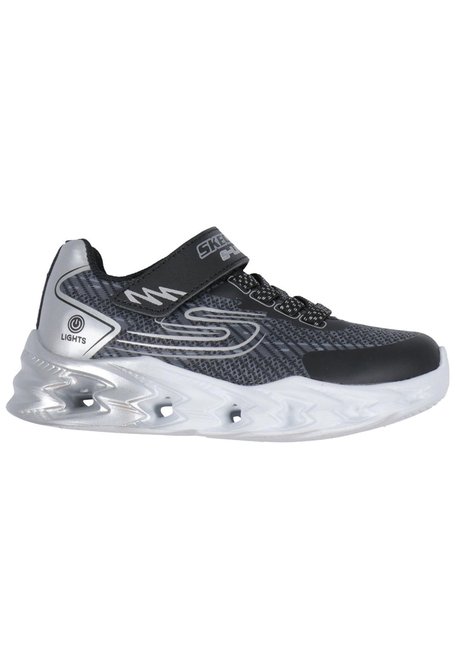 Skechers S Lights Quantroid Vortex 2.0 Sneakers  LED Schuhe Sneaker 400604L BKSL 2/4