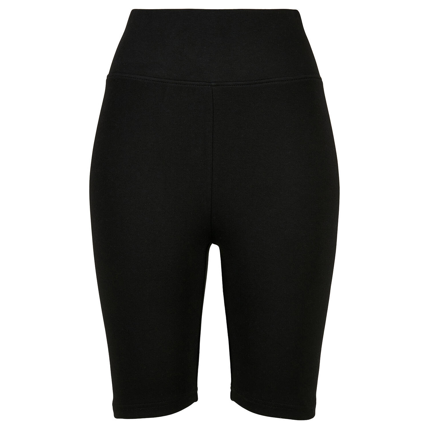BUILD YOUR BRAND Womens/Ladies High Waist Cycling Shorts (Black)