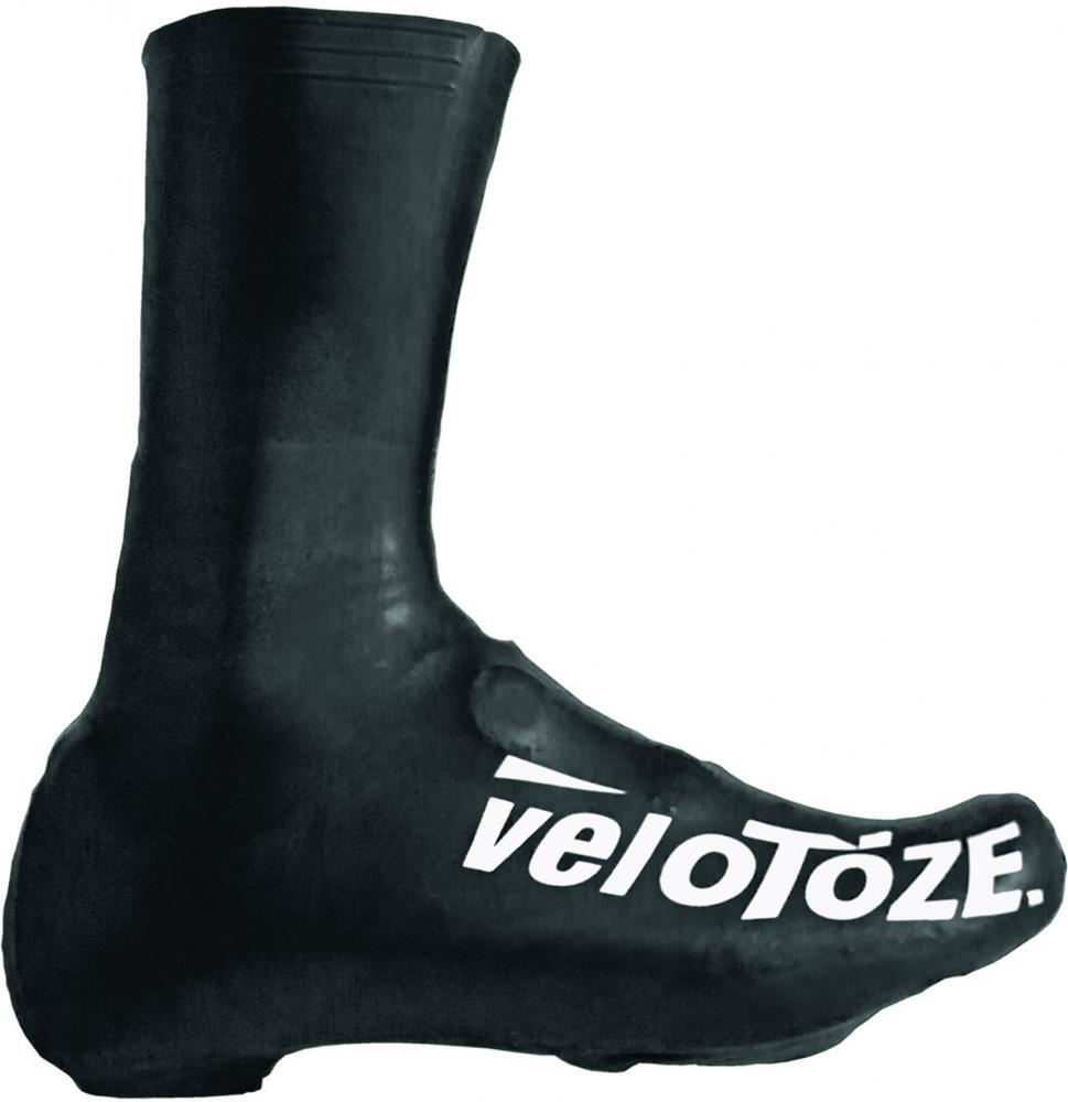 VeloToze Tall Road Überschuhe Latex Schwarz 2/2