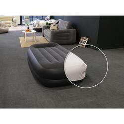 Pack matelas gonflable Pillow Rest Raised 1 place + Drap housse