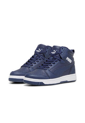 Puma Rebound V6 MID WTR JR Unisex Kinder Sneaker gefüttert 394685 03