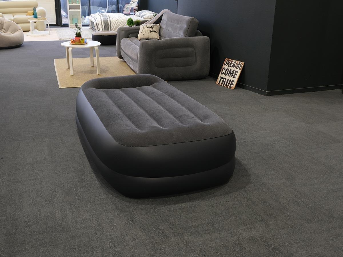 Pack matelas gonflable Pillow Rest Raised 1 place  + Drap housse 3/5