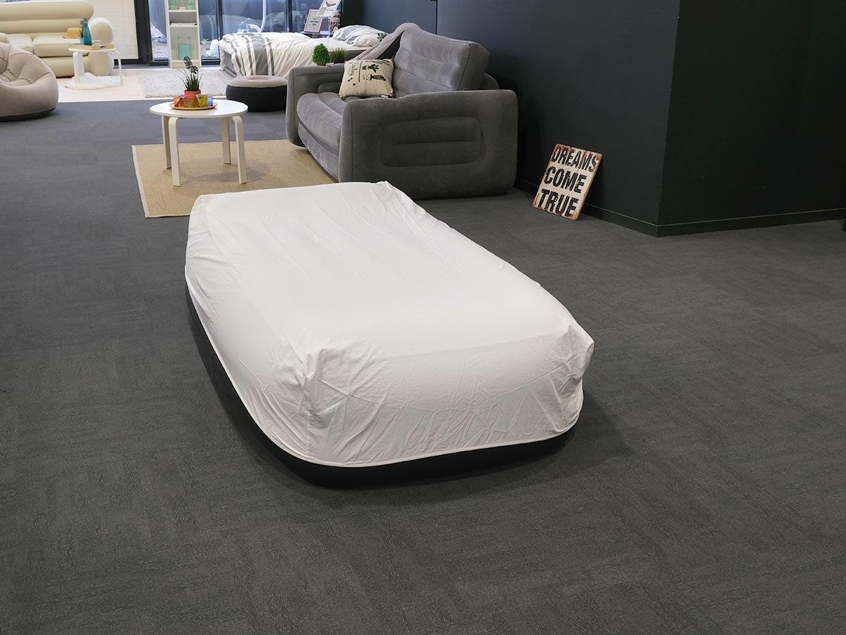 Pack matelas gonflable Pillow Rest Raised 1 place  + Drap housse 2/5