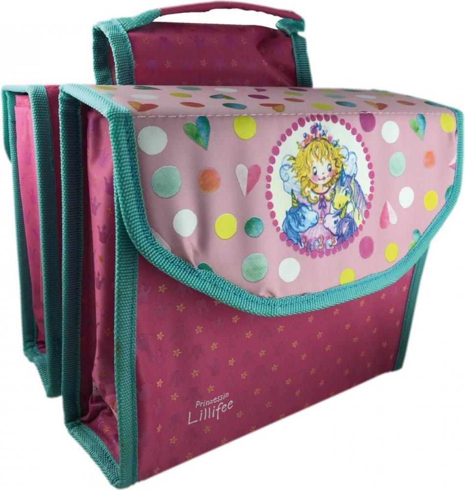 Bike Fashion Doppelpacktasche Lillifee rosa, mit Motiv, 230x200x80m 2/2