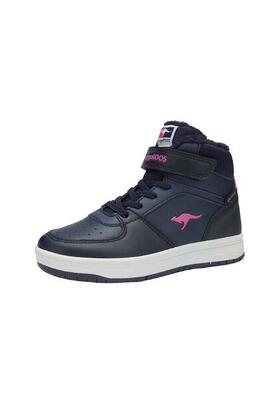KangaROOS K-CP Bound Mid EV High-Top Kinder Unisex Sneaker Warmfutter blau