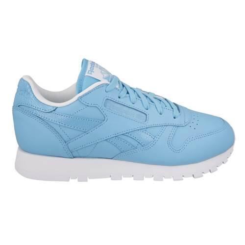 Reebok - Chaussures Universel Femmes Reebok Leather Seasonal - Baskets - Blanc|bleu - 37 - Decathlon