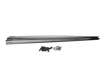 DT SWISS Speichen-Kit Straightpull Pr1400 Dicut Oxic Vorderrad + Hinterrad Sc...
