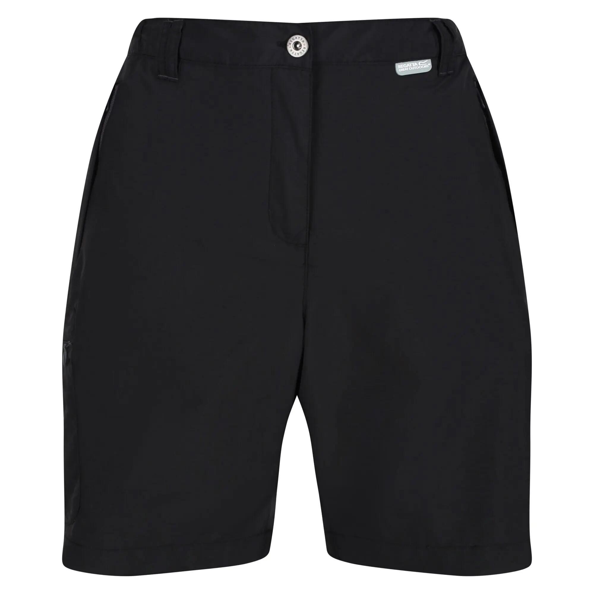 Outdoorshorts Chaska Short II Wandern/Outdoor/Trekking Damen Black Atmungsaktiv 3/6
