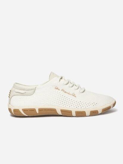 Tennis toile femme JAZARIA Blanc naturel