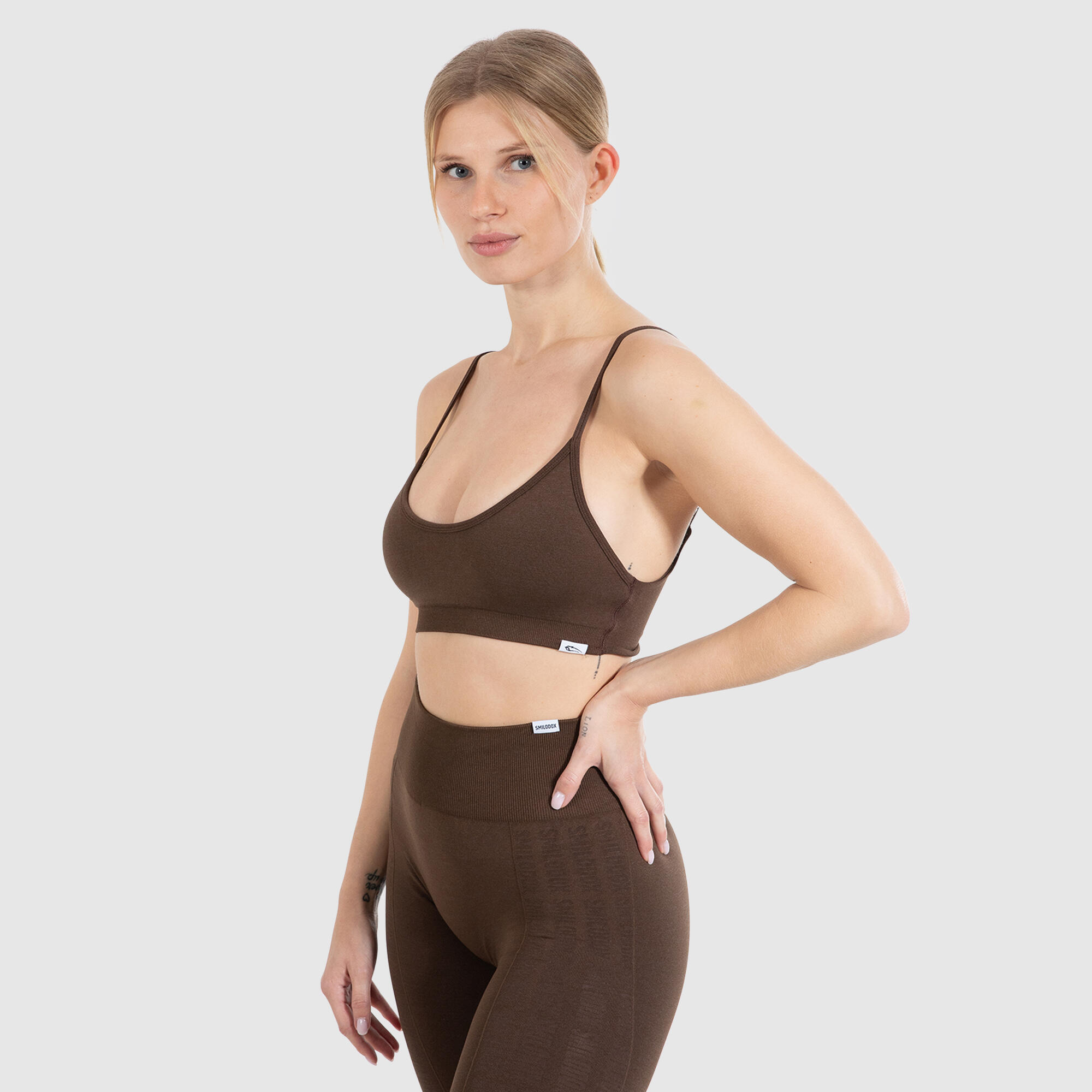 Damen Sport BH Layne Braun 2/6