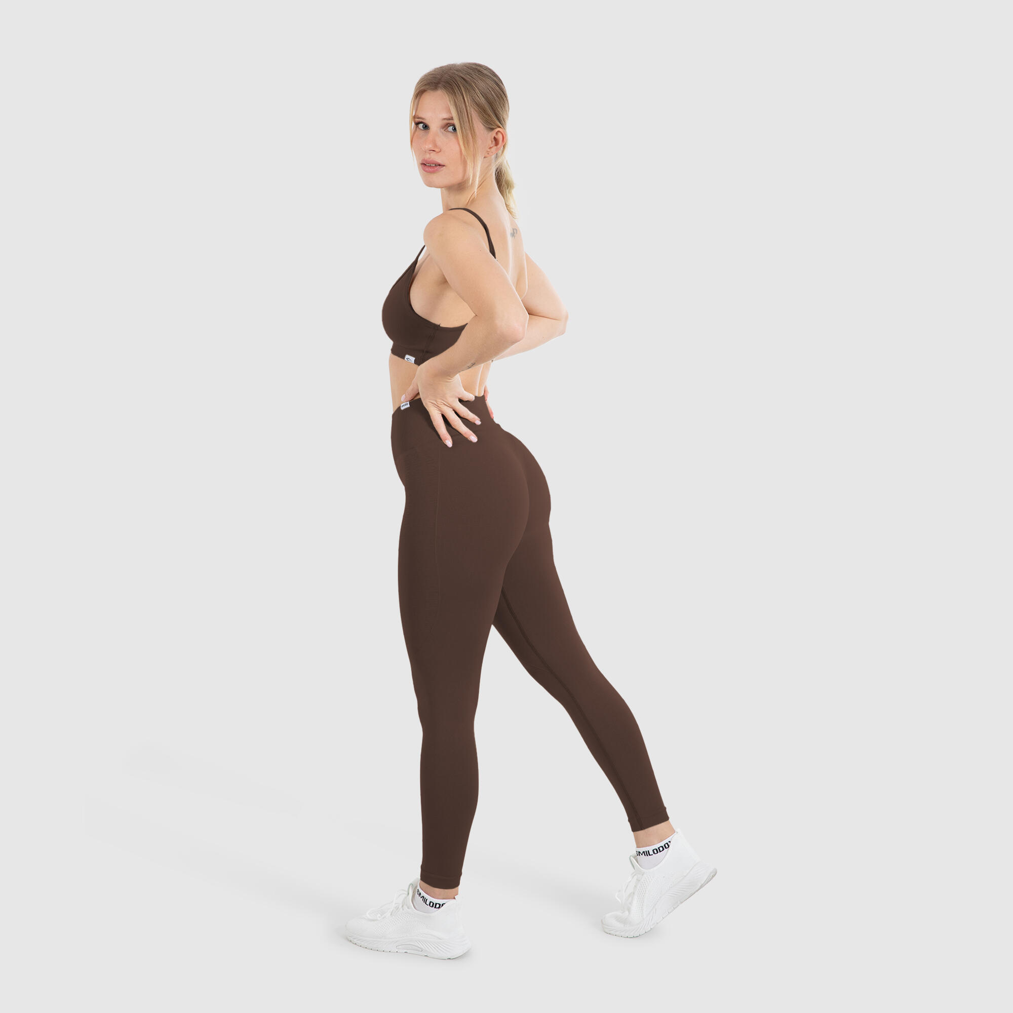 Damen Sport BH Layne Braun 3/6
