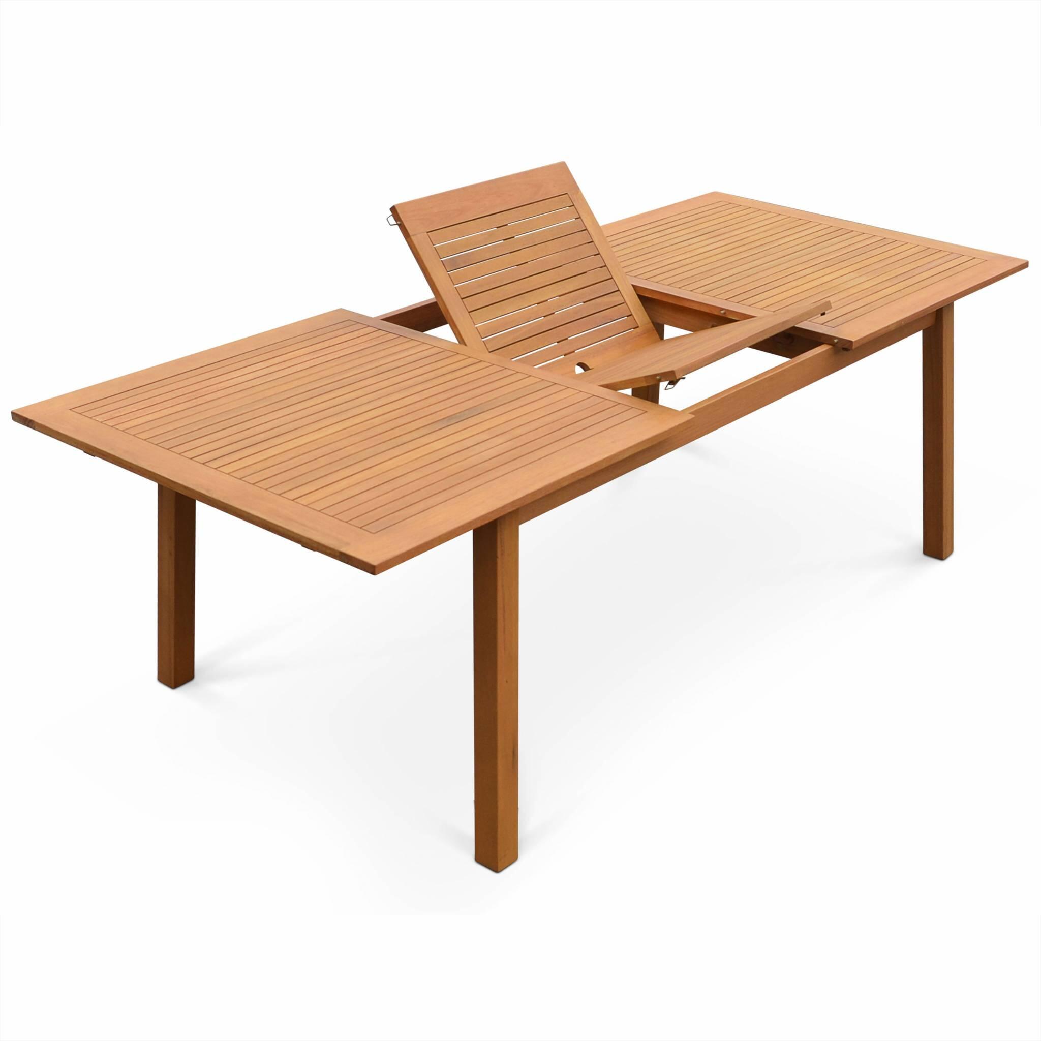 Mesa de jardim em madeira com capacidade 8 a 10 pessoas, Madeira 5/6