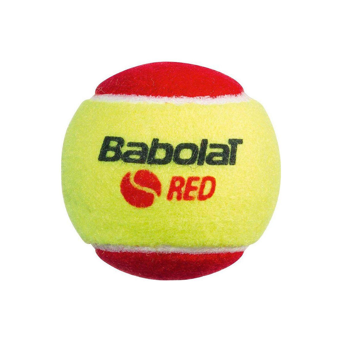 Теннисные мячи детские Babolat Stage 3 Red Felt, 3 штуки — фото 2