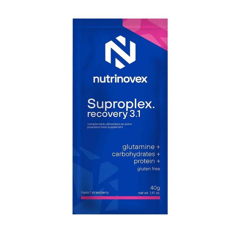 Monodose Suproplex Recovery 3.1 Morango Nutrinovex Exclusivo Online      2,10€  NUTRINOVEX Monodose Suproplex Recovery 3.1 Morango NutrinovexVendido e expedido por: Trideporte    