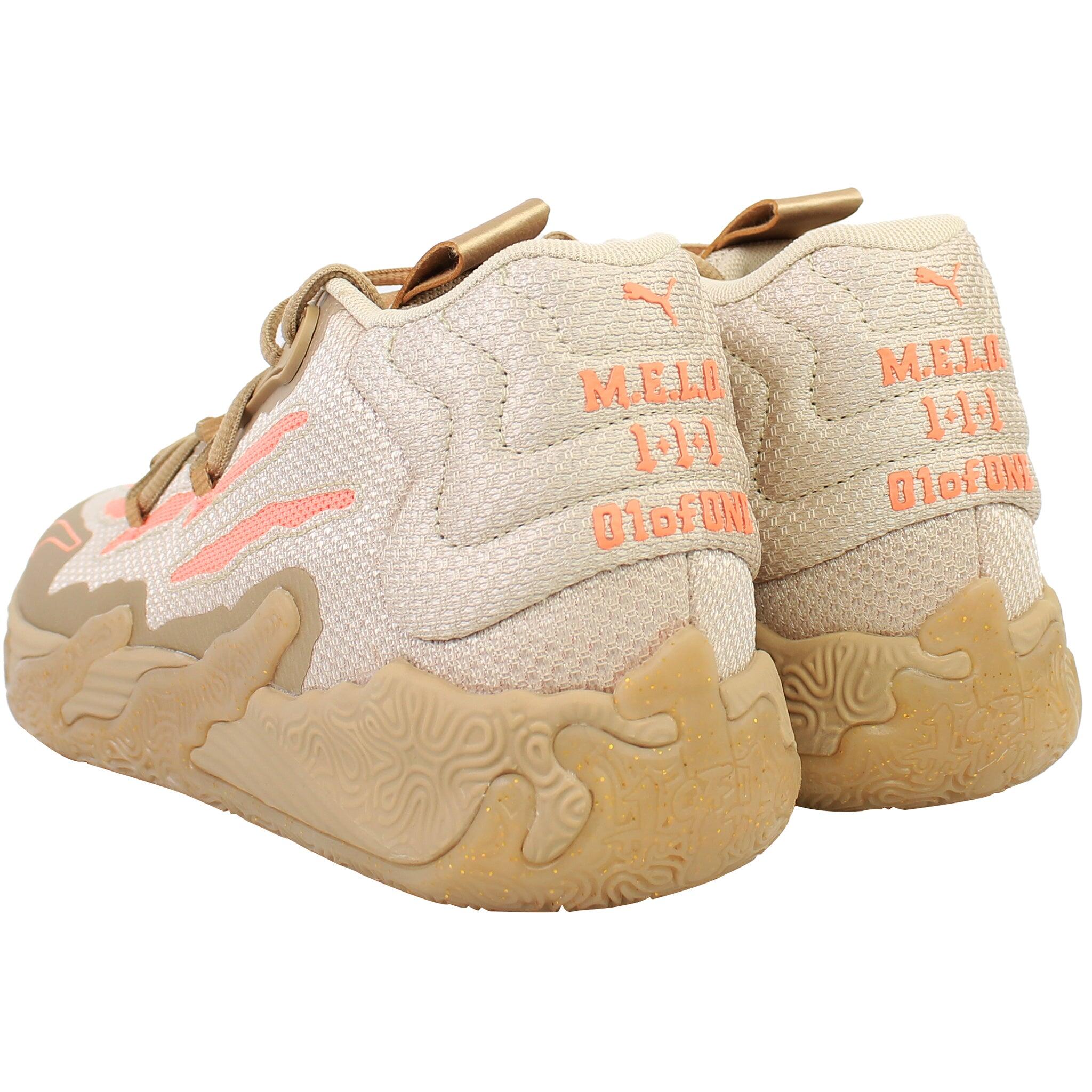 Chaussures de basketball PUMA MB.03 Or/Fluo Pêche 2/5