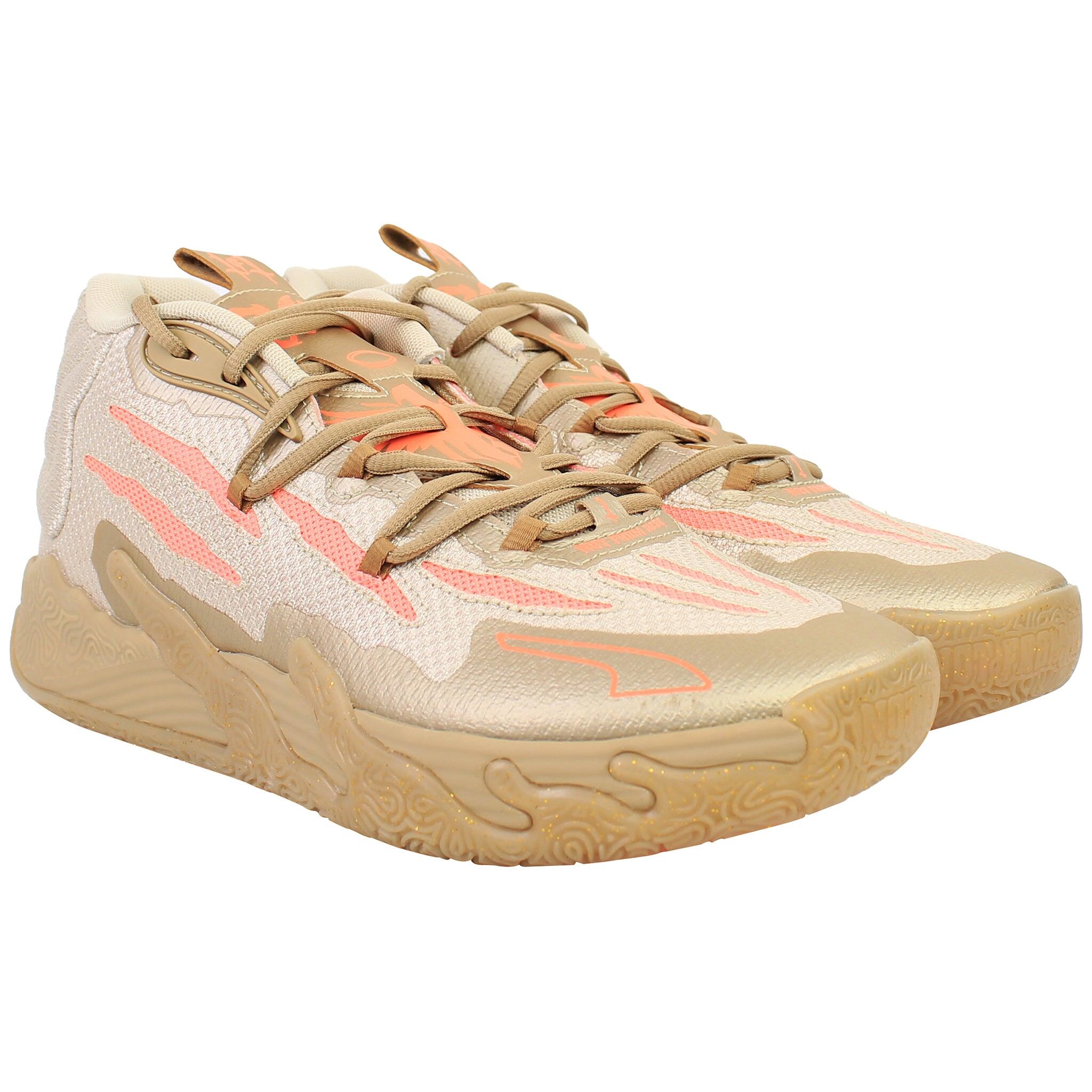 Chaussures de basketball PUMA MB.03 Or/Fluo Pêche 5/5