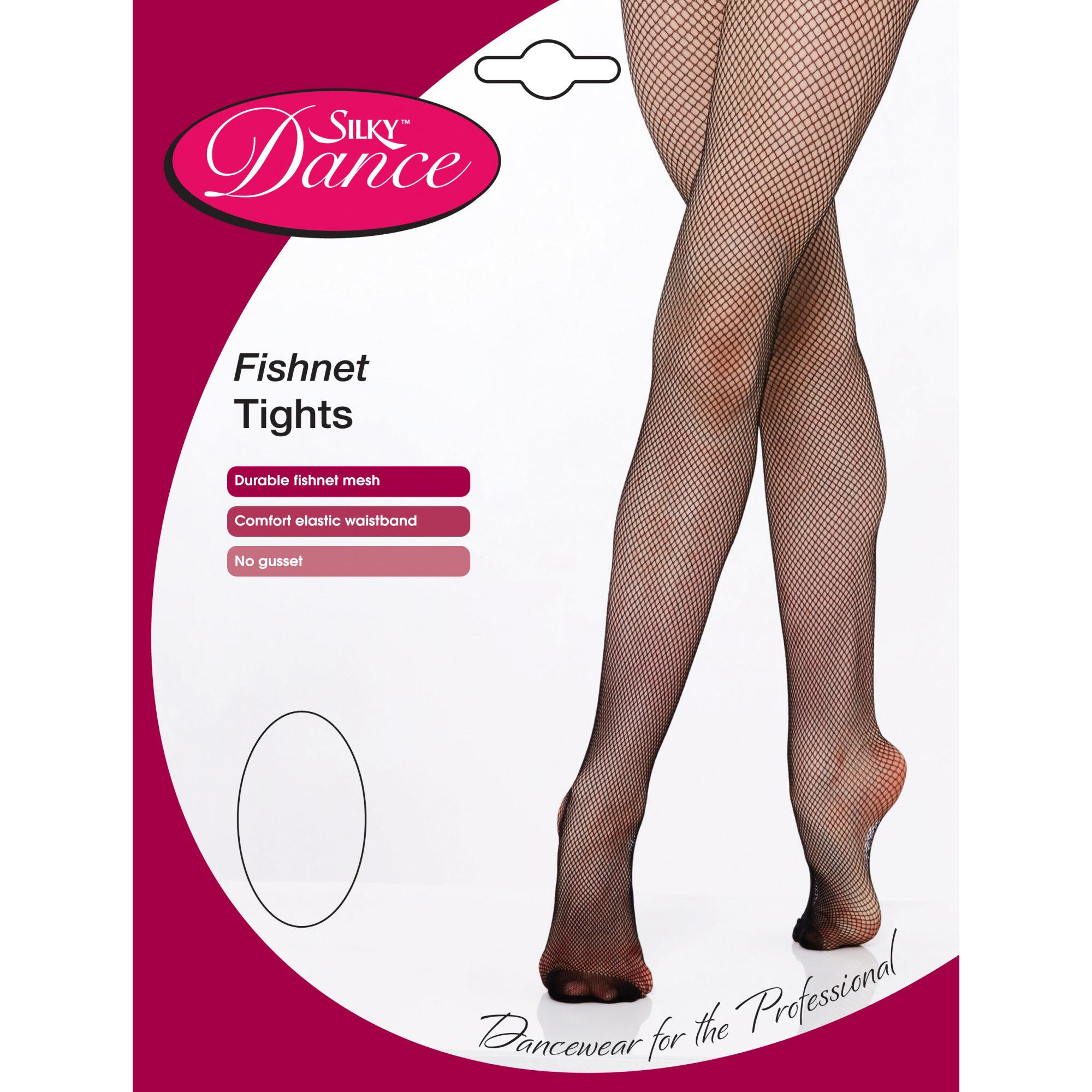 Collant A Rete Da Danza (1 Paio) Donna Silky Nero 2/3