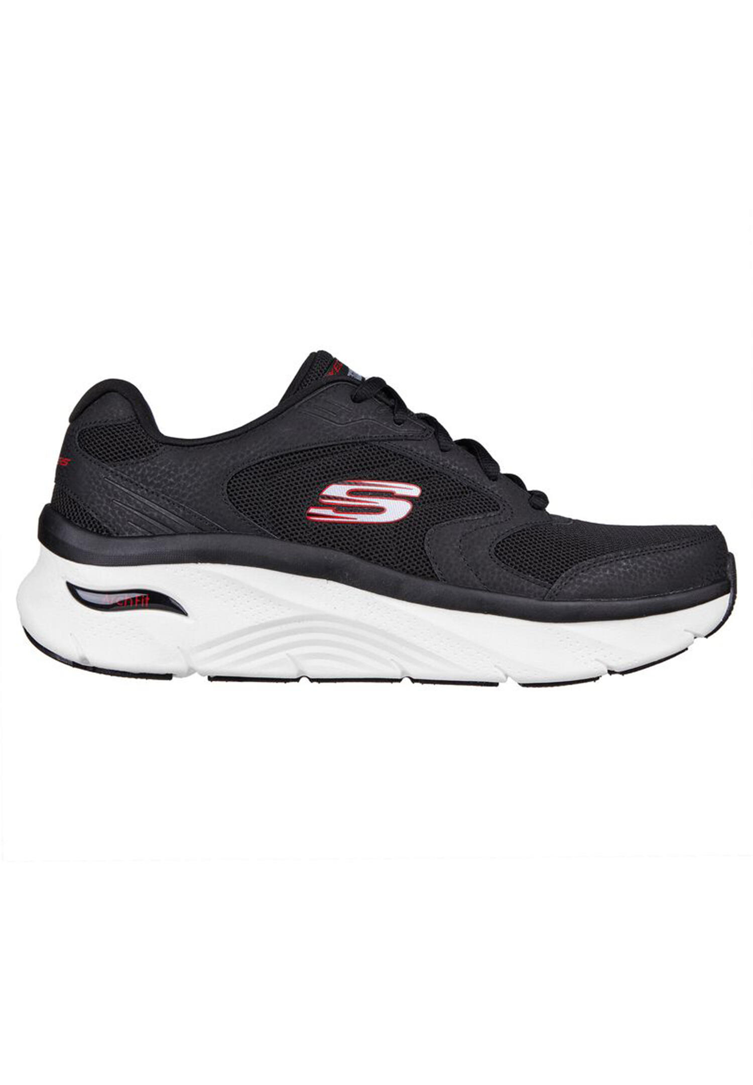 Skechers Arch-Fit D'Lux JUNCTION Herren Sneaker 232501 BKRD schwarz 6/7