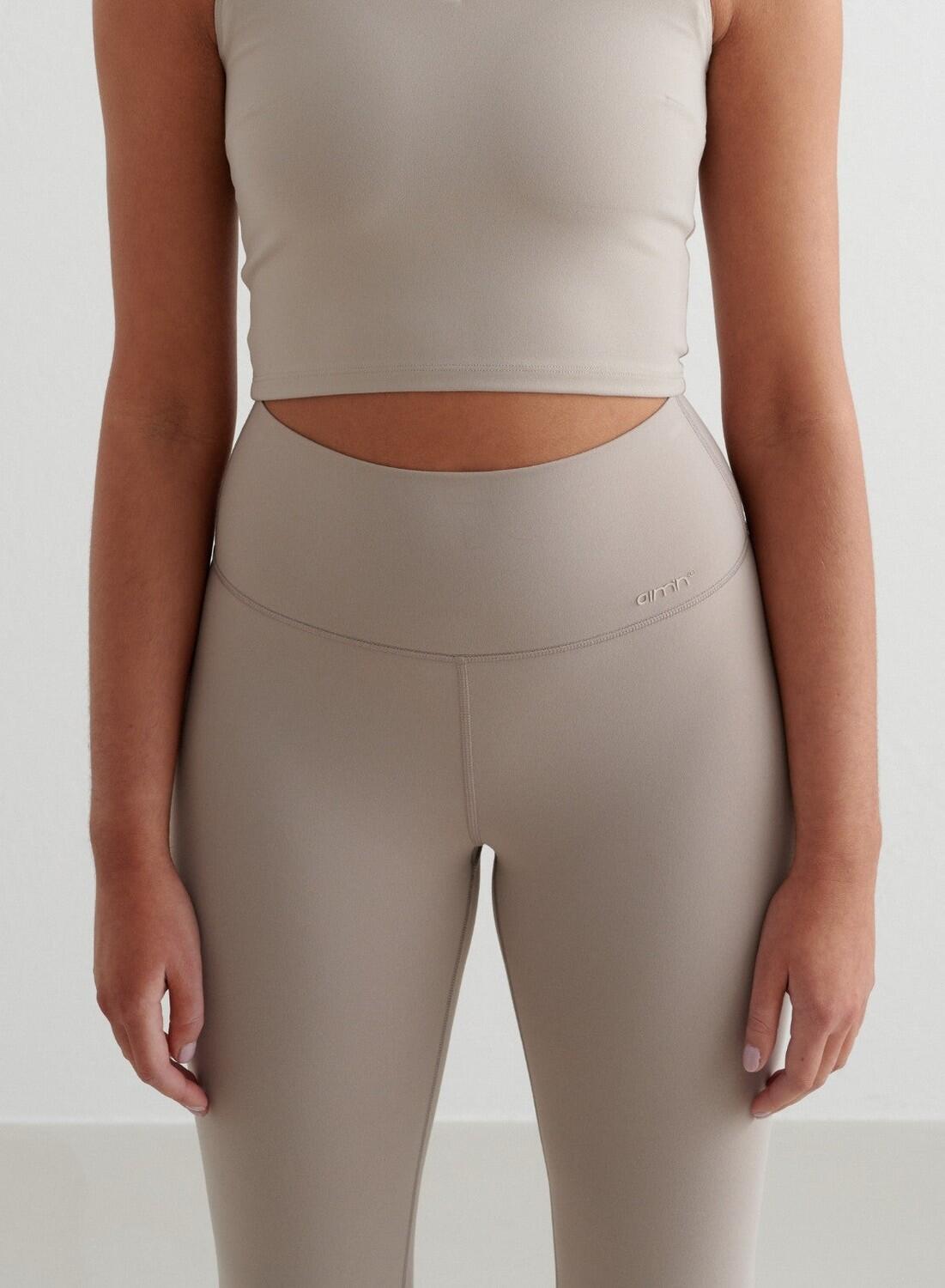 Femme Leggings Évacuation de l'humidité Résistant au Squat Beige Foncé 4/6