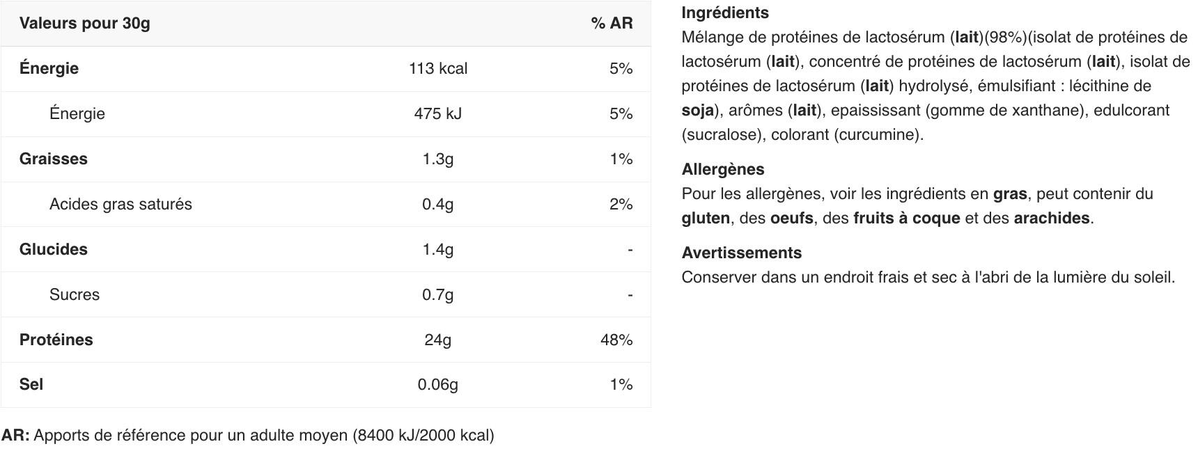 Vanille eiwitijs Optimum Nutrition Gold Standard 100% Whey 2/7