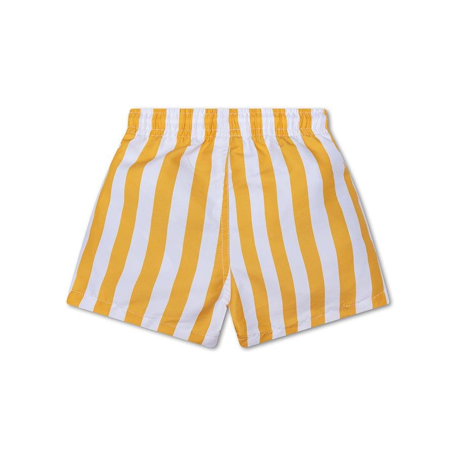 Badehose Jungs 122/128  Yellow Striped 2/3