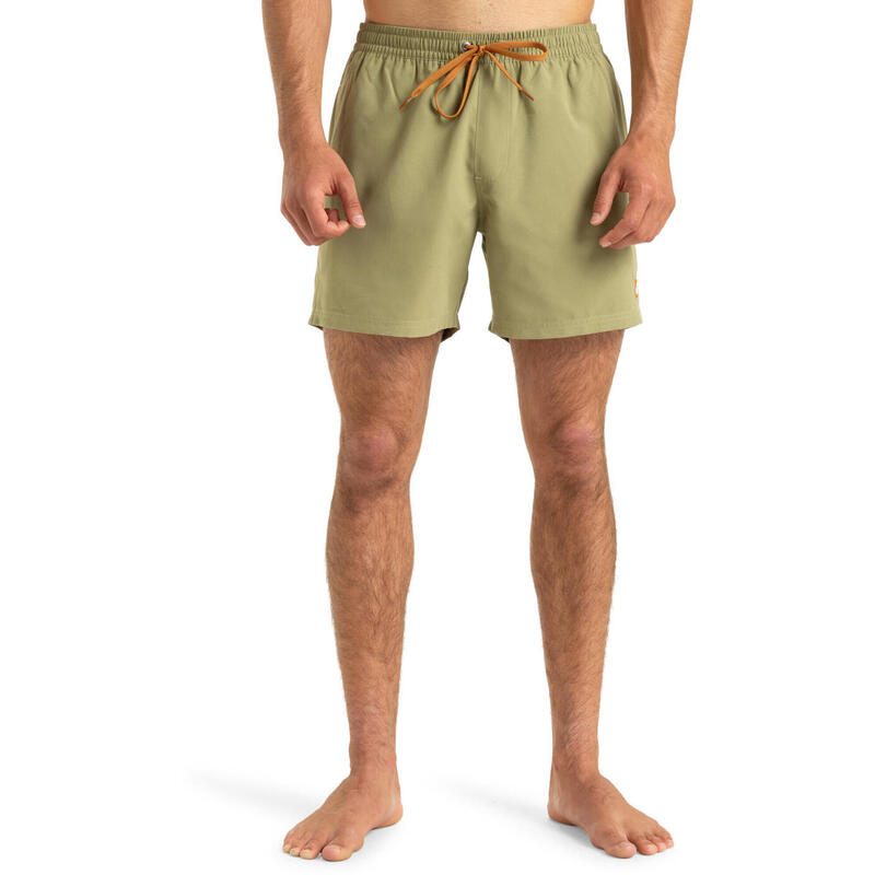 Short de bain EVERYDAY SOLID VOLLEY 15" Beige Homme
