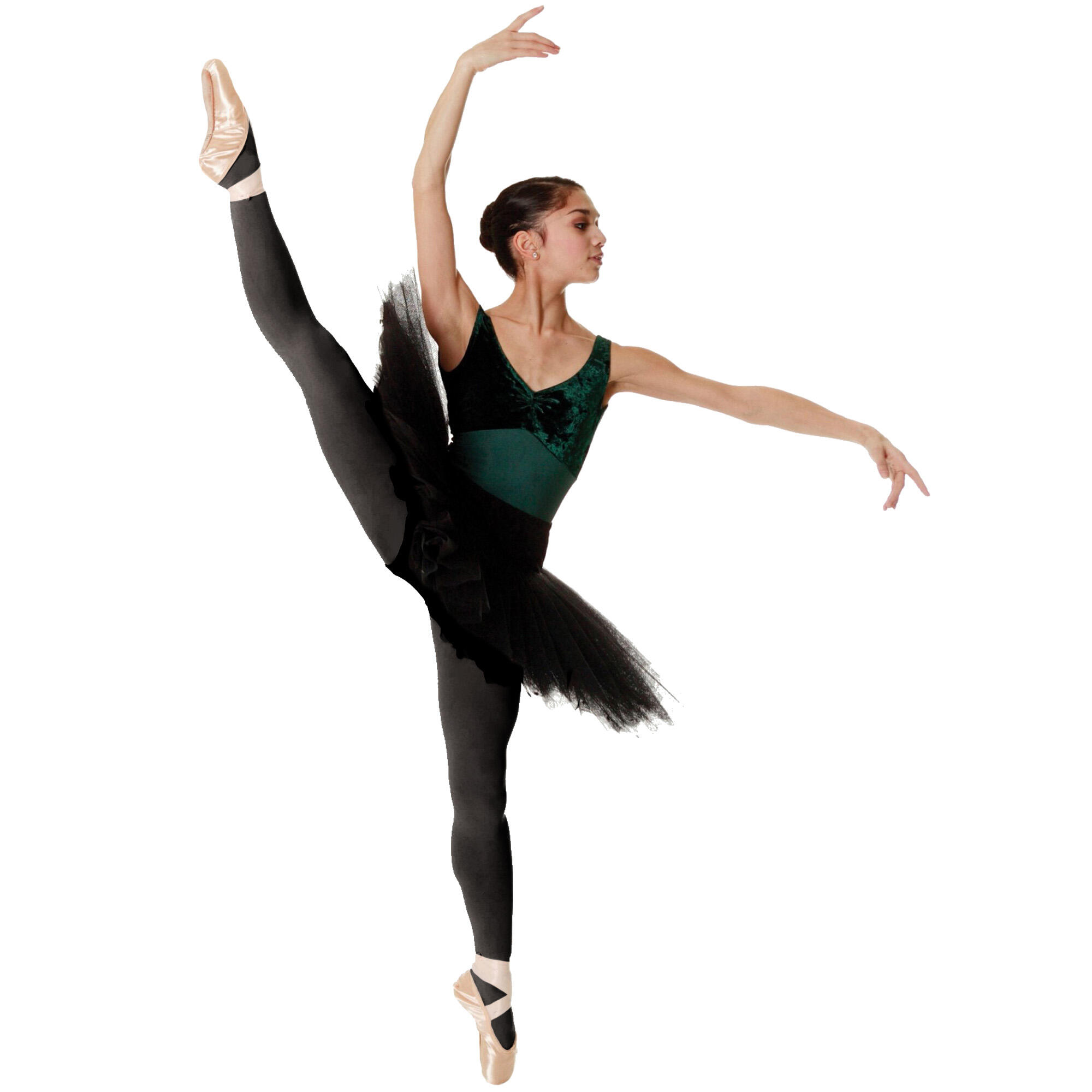 Collant Da Danza Convertibili (1 Paio) Silky Nero 2/3