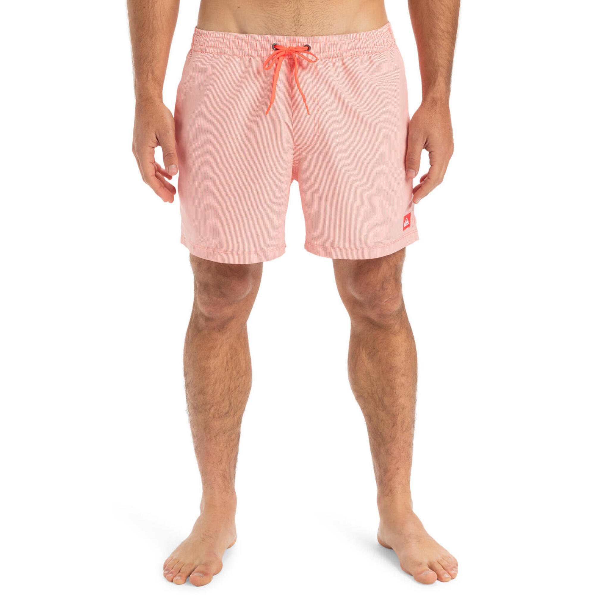 Quiksilver - Short De Bain Everyday Deluxe 15" Rose Homme - Boardshort - Orange -  M - Decathlon