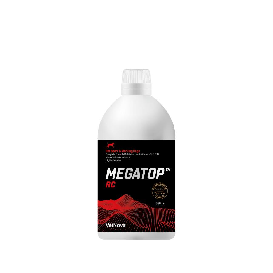 Fórmula concentrada megatop rc 360 ml - oral com tampa dosadora e seringa